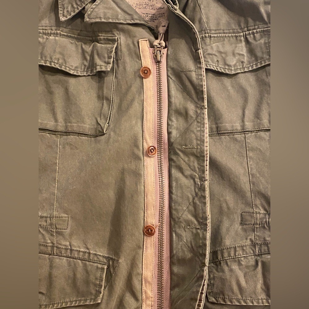 Scotch & Soda Olive Military Jacket - Picture 3 of 12